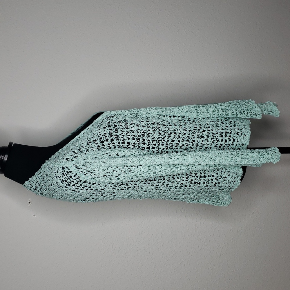 NEW Kaktus Open Knit Soft Open Front Long Sleeves Cardigan Size S/M Beachy - Picture 6 of 16